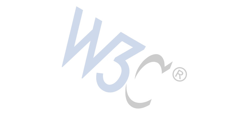 slanted W3C logo
